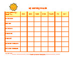 daily routine chart